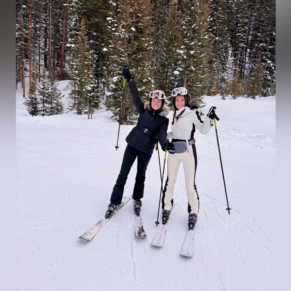 XS white and black Ski/Snow Suit